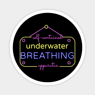 T-shirt for divers: self-contained breathing apparatus Magnet